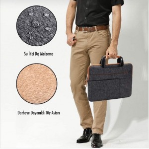 GC-6472 Su İtici Lüx Laptop Çantası