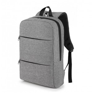 GC-6463 Üç Bölmeli Düz Gri Sırt Çantası